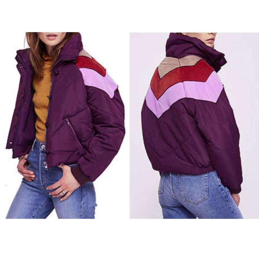 Free People Women's Heidi Ski Puffer Jacket Medium